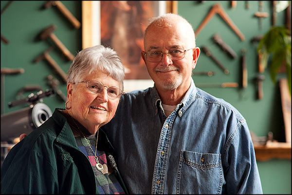 About John and Ruthie Vandegriff